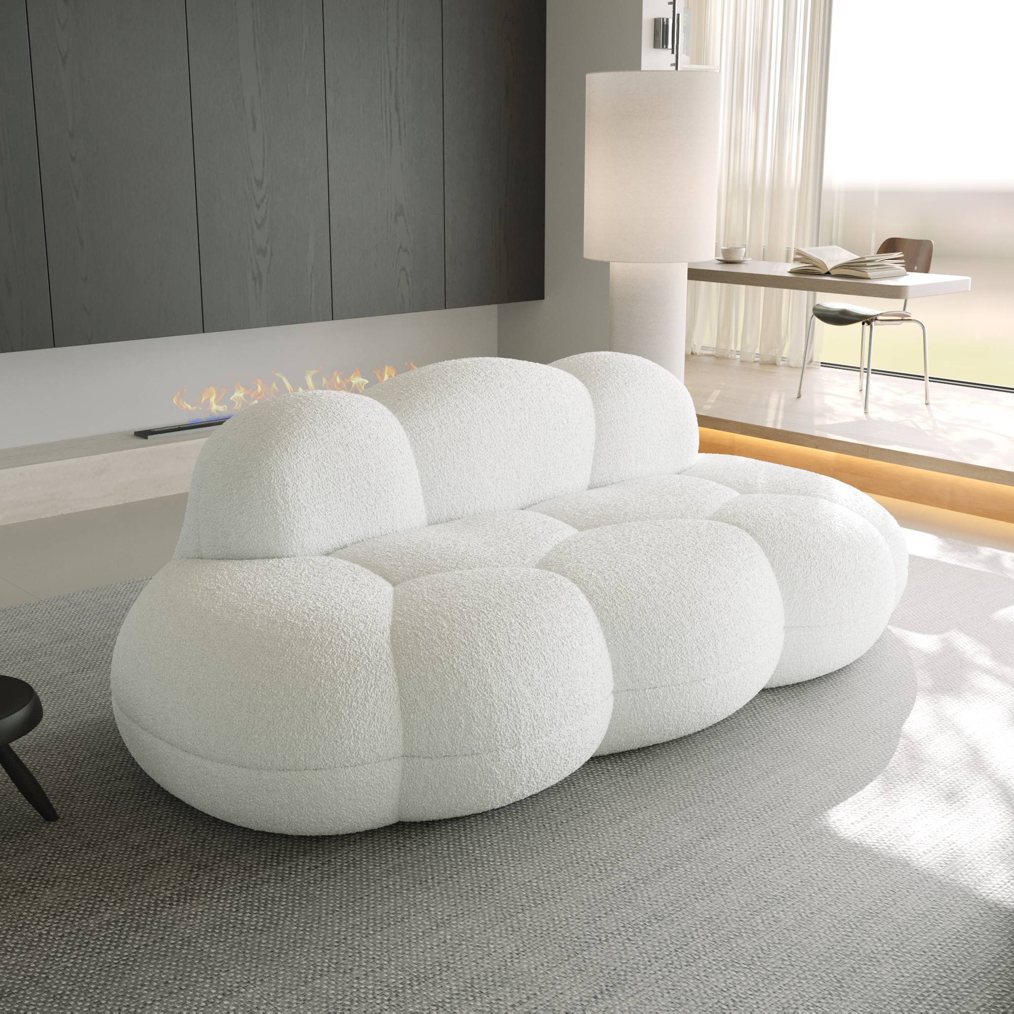 http://Bubble%20Curve%20Sofa%20134%20White%20Sofa%20(1)