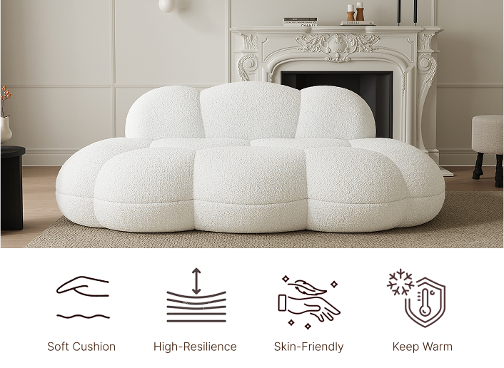 Bubble Curve Sofa Header