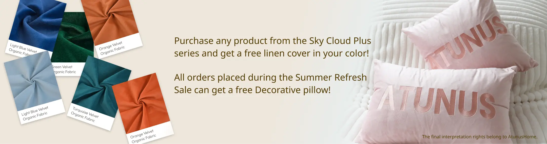 Summer Refresh Sale Cushion