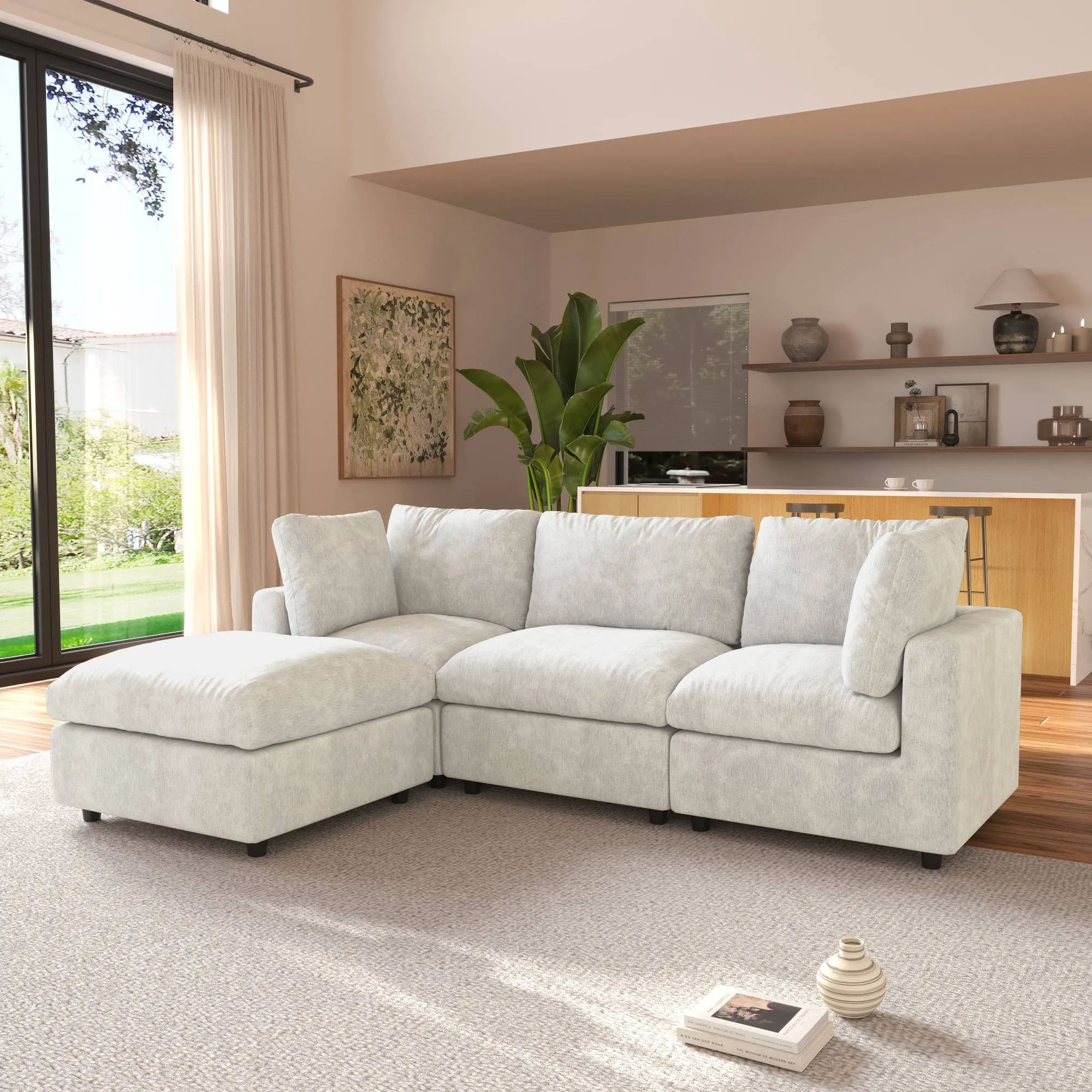 http://142%20Beige%20Sofa%203%20Seater%20L%20Shaped%20Cloud%20Sofa%20Sectional%2002