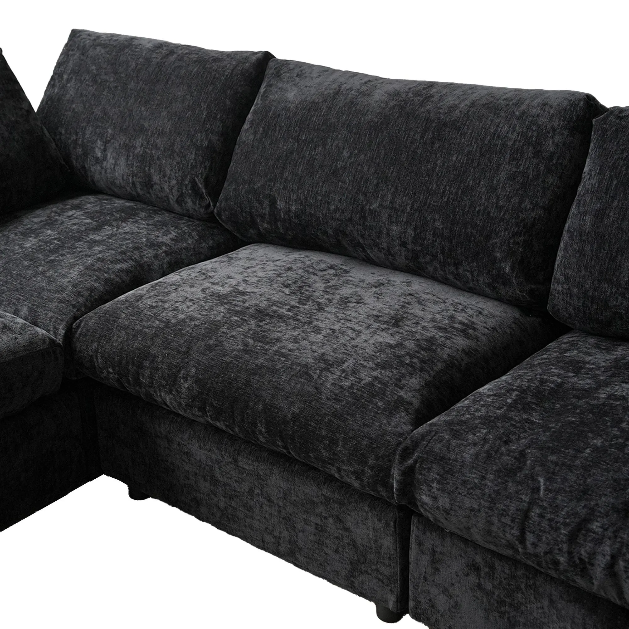 http://142%20Black%203%20Seater%20L%20Shaped%20Sofa%20Cloud%20Sofa%20Details%20(10)