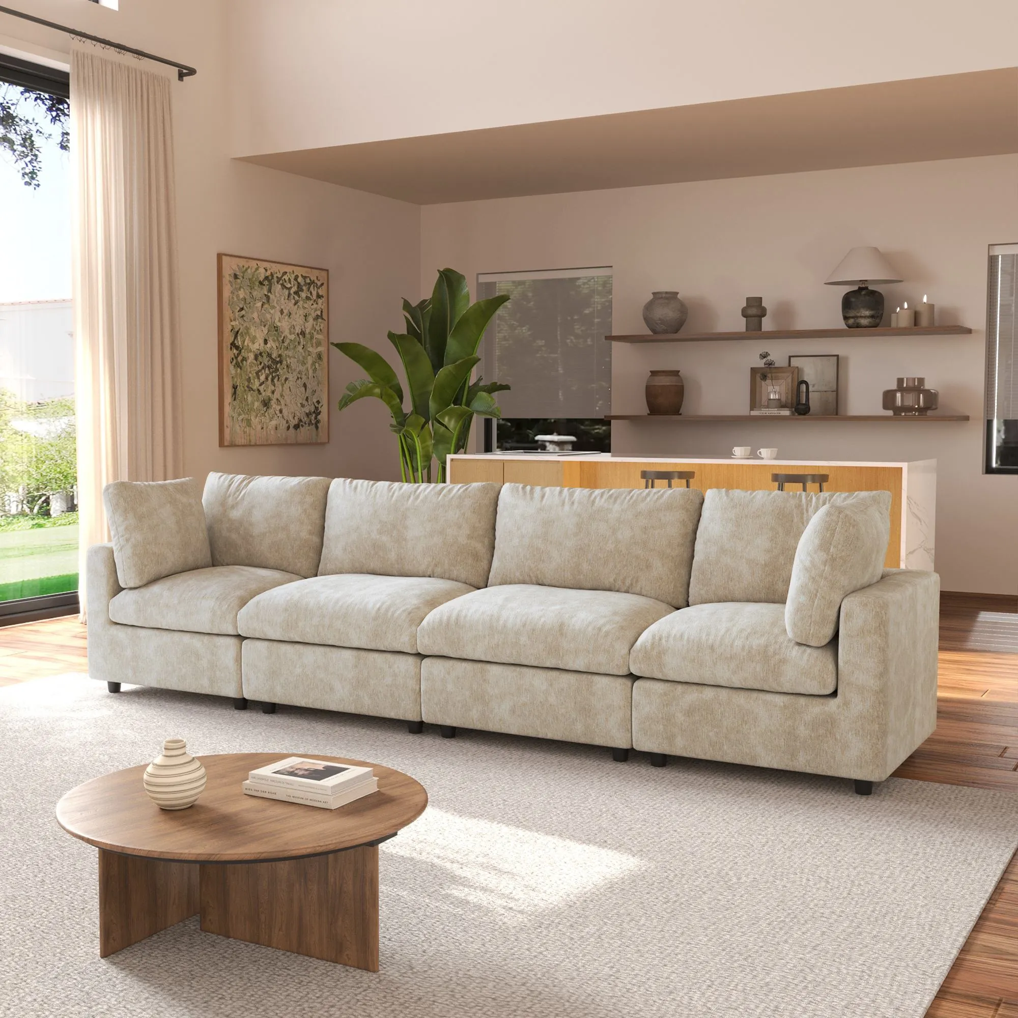 http://142%20Khaki%20Sofa%204%20Seater%20Cloud%20Sofa%20Sectional%2001