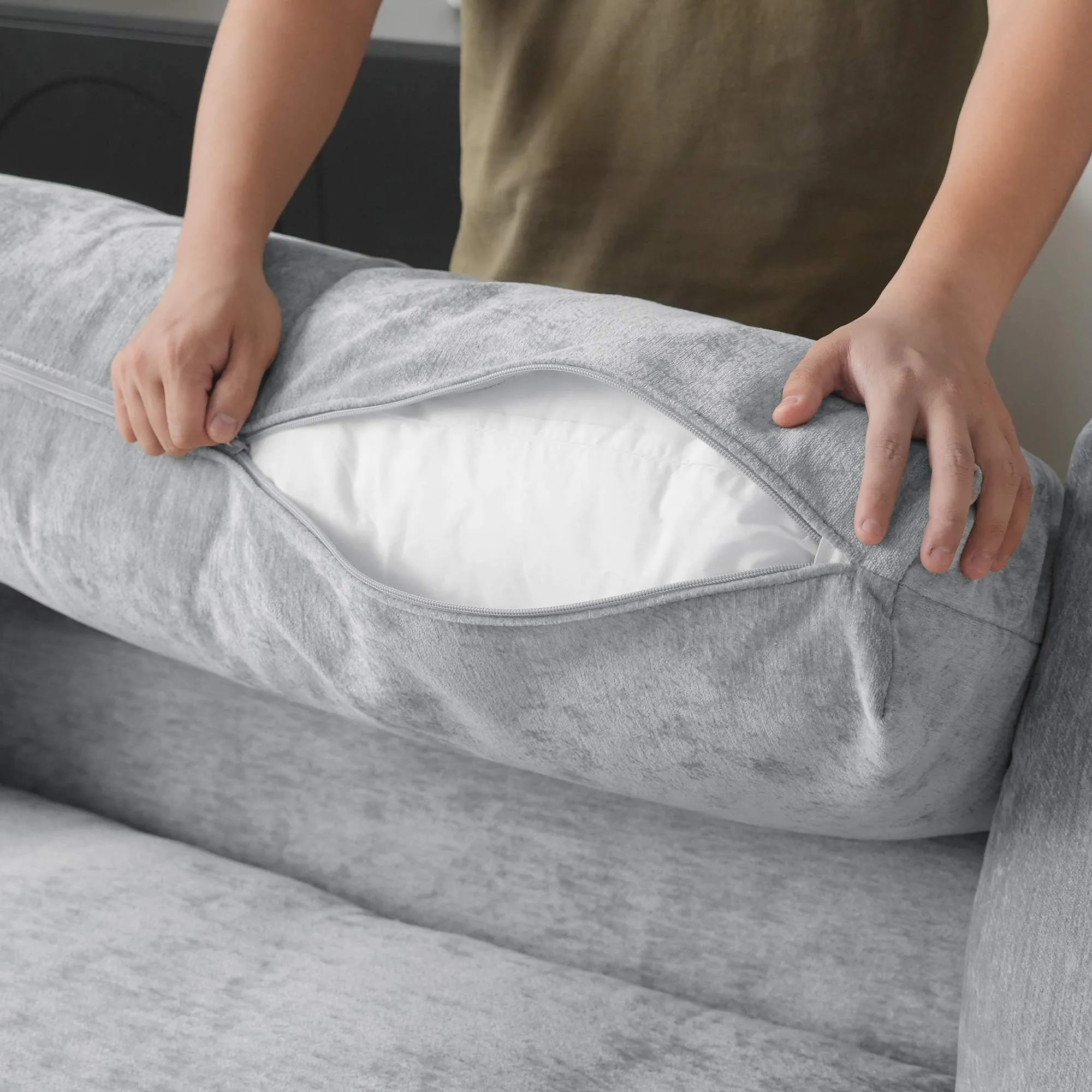 http://142%20Light%20Grey%20Sofa%20Cloud%20Sofa%20Sectional%20Details%20(6)