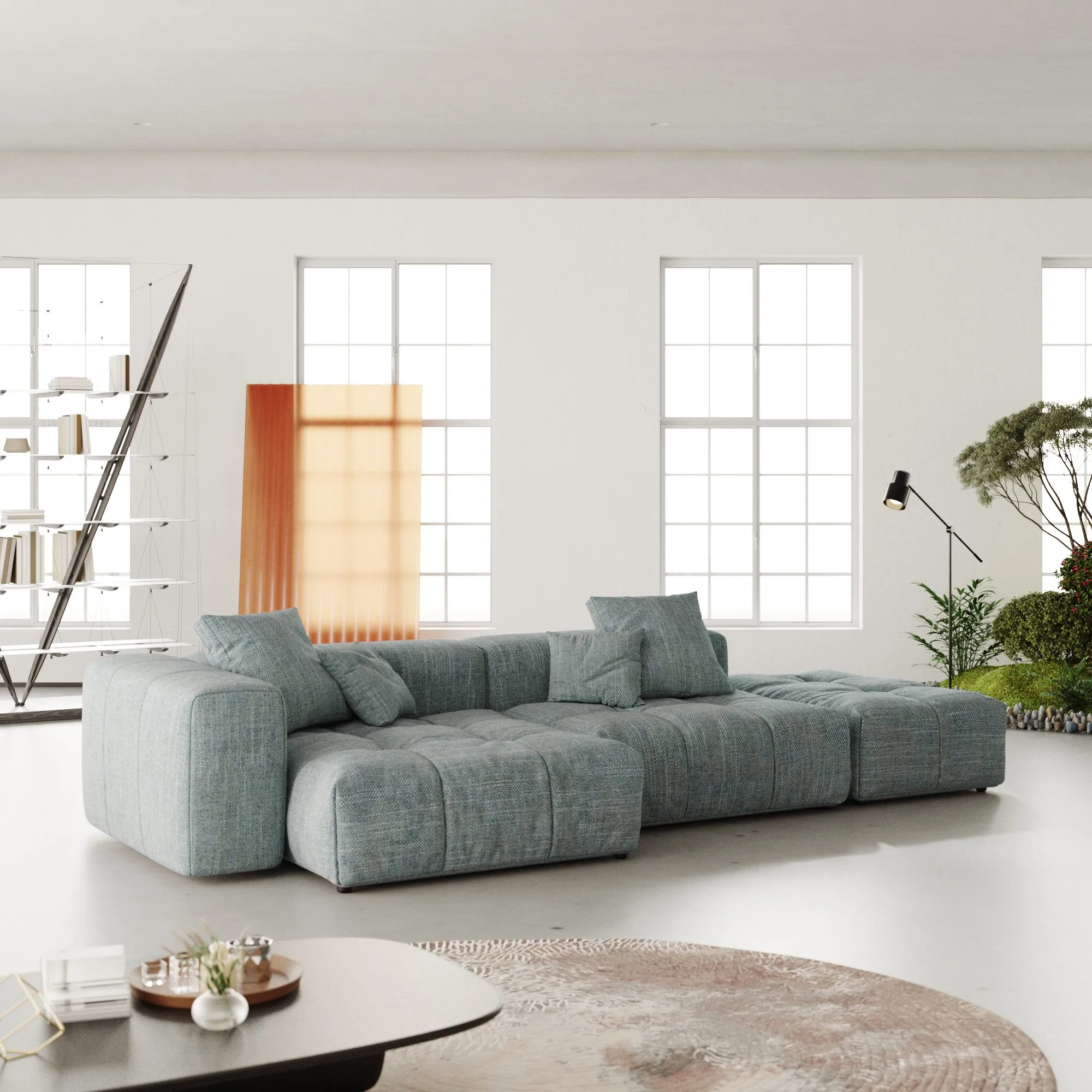 http://3%20Seater%20Sofa%20Chaise%20Lounge%20127%20Slate%20Grey%20Pixel%20Modular%20Sofa%20(3)
