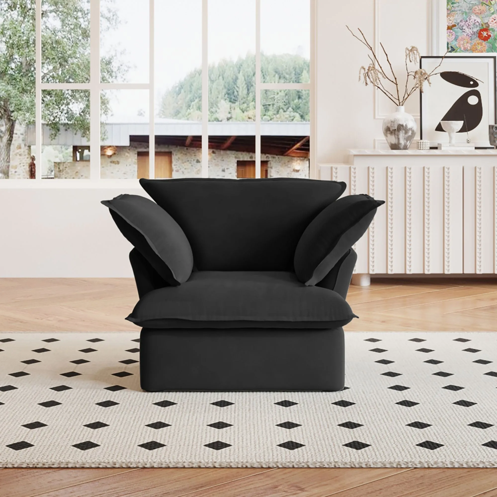 Sky Classic Linen Cloud Sofa