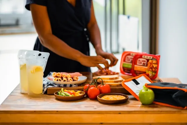 food and snacks and drinks for soccer match
