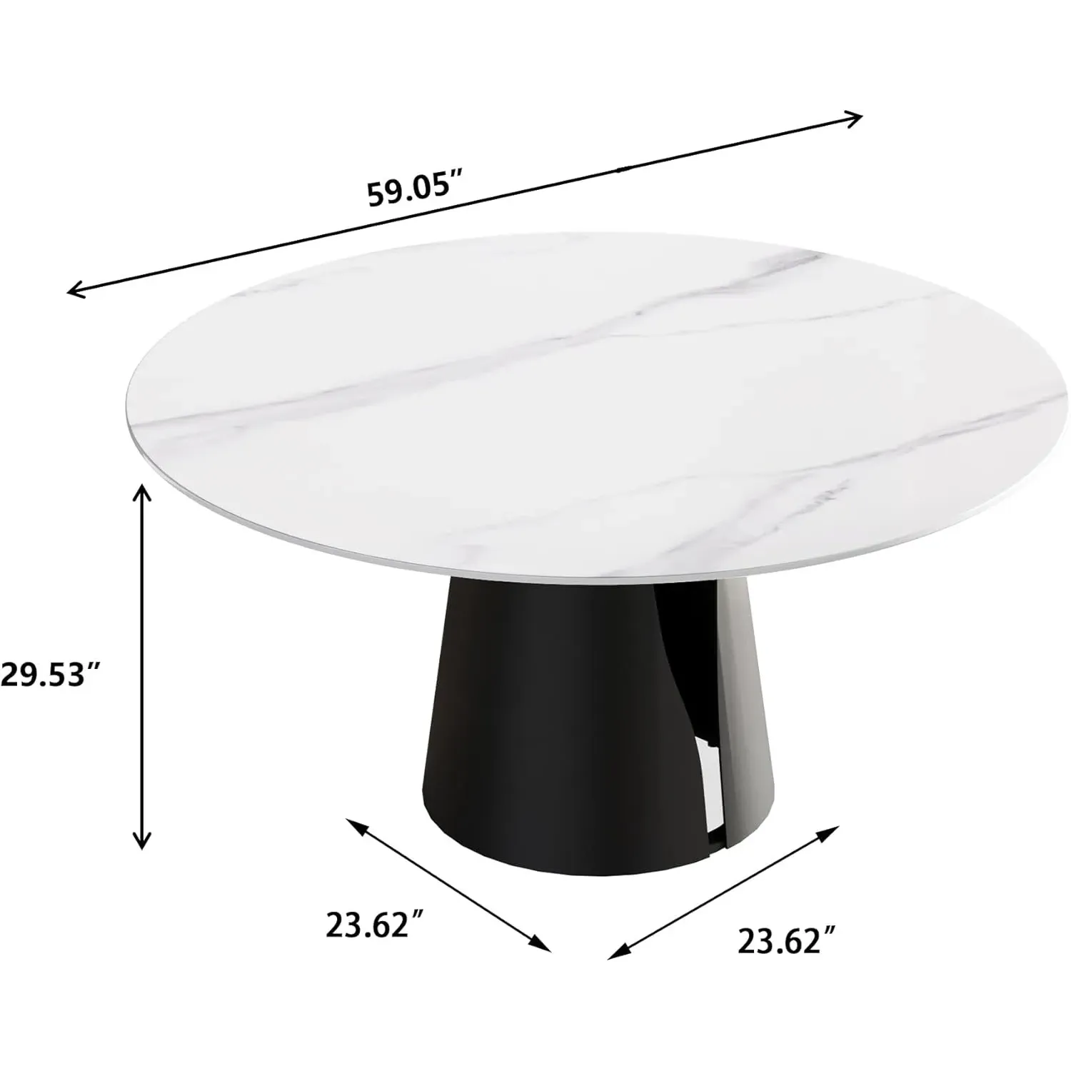 http://59%20Modern%20Round%20Dining%20Table,%20White%20Sintered%20Stone%20Tabletop%20With%20Solid%20Carbon%20Steel%20Base,%20Kitchen%20Dining%20Room%20Table%20For%208%202