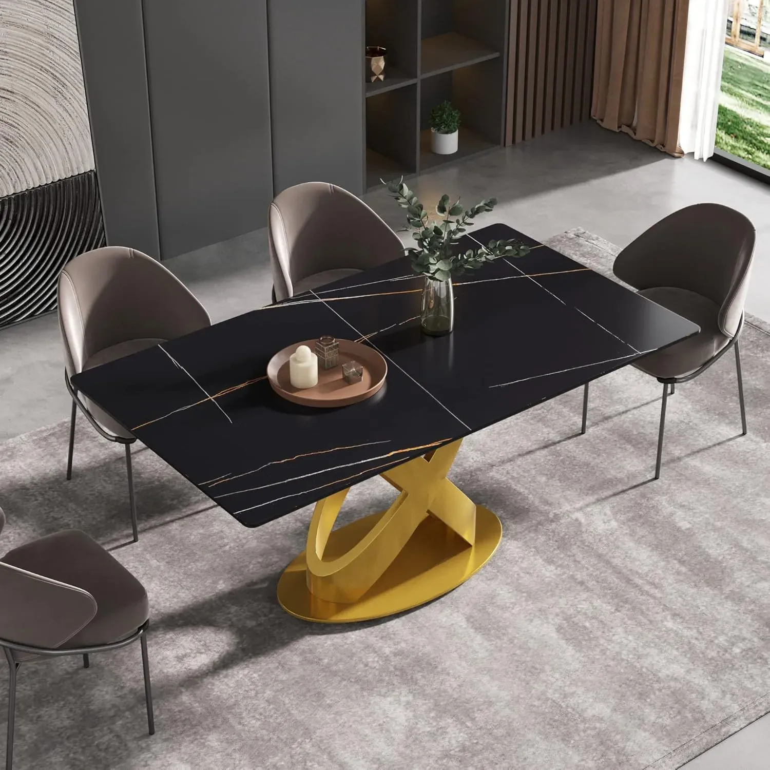 http://63%20Modern%20Dining%20Table,%20Black%20Sintered%20Stone%20Tabletop%20Dining%20Table%20With%20Solid%20Carbon%20Steel%20Base,%20Multifunctional%20Desk%20For%20Dining%20Room,%20Living%20Room,%20Home%20And%20Office%201