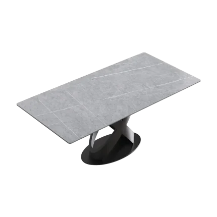 70" Gray Multifunctional Modern Dining Table for 6 | Atunus Home