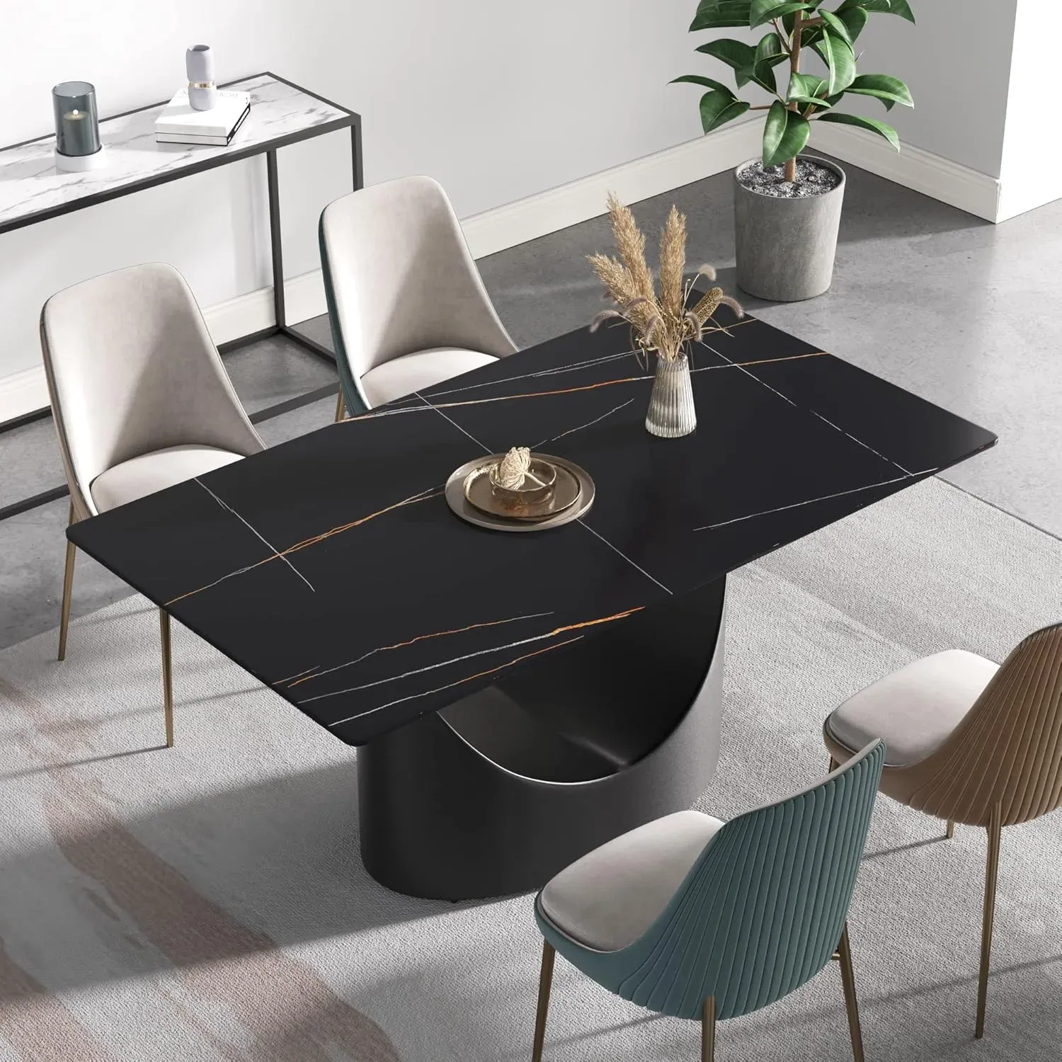 http://63%20Modern%20Dining%20Table,%20Black%20Sintered%20Stone%20Tabletop%20Dining%20Table%20With%20Solid%20Carbon%20Steel%20Base,%20Multifunctional%20Desk%20For%20Dining%20Room,%20Living%20Room,%20Home%20And%20Office%205