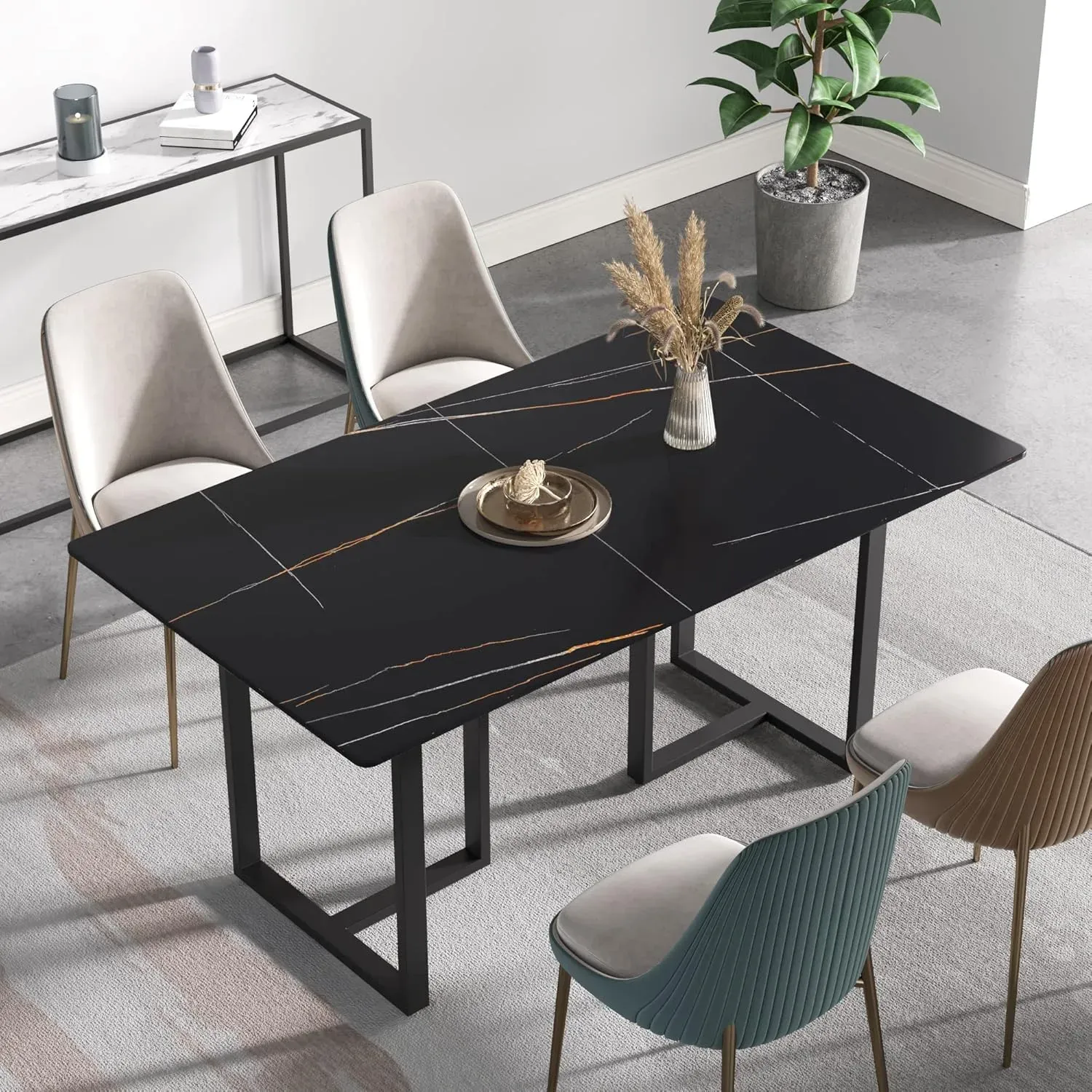 http://63%20Modern%20Dining%20Table,%20Black%20Sintered%20Stone%20Tabletop%20Dining%20Table%20With%20Solid%20Carbon%20Steel%20Base,%20Multifunctional%20Desk%20For%20Dining%20Room,%20Living%20Room,%20Home%20And%20Office%206
