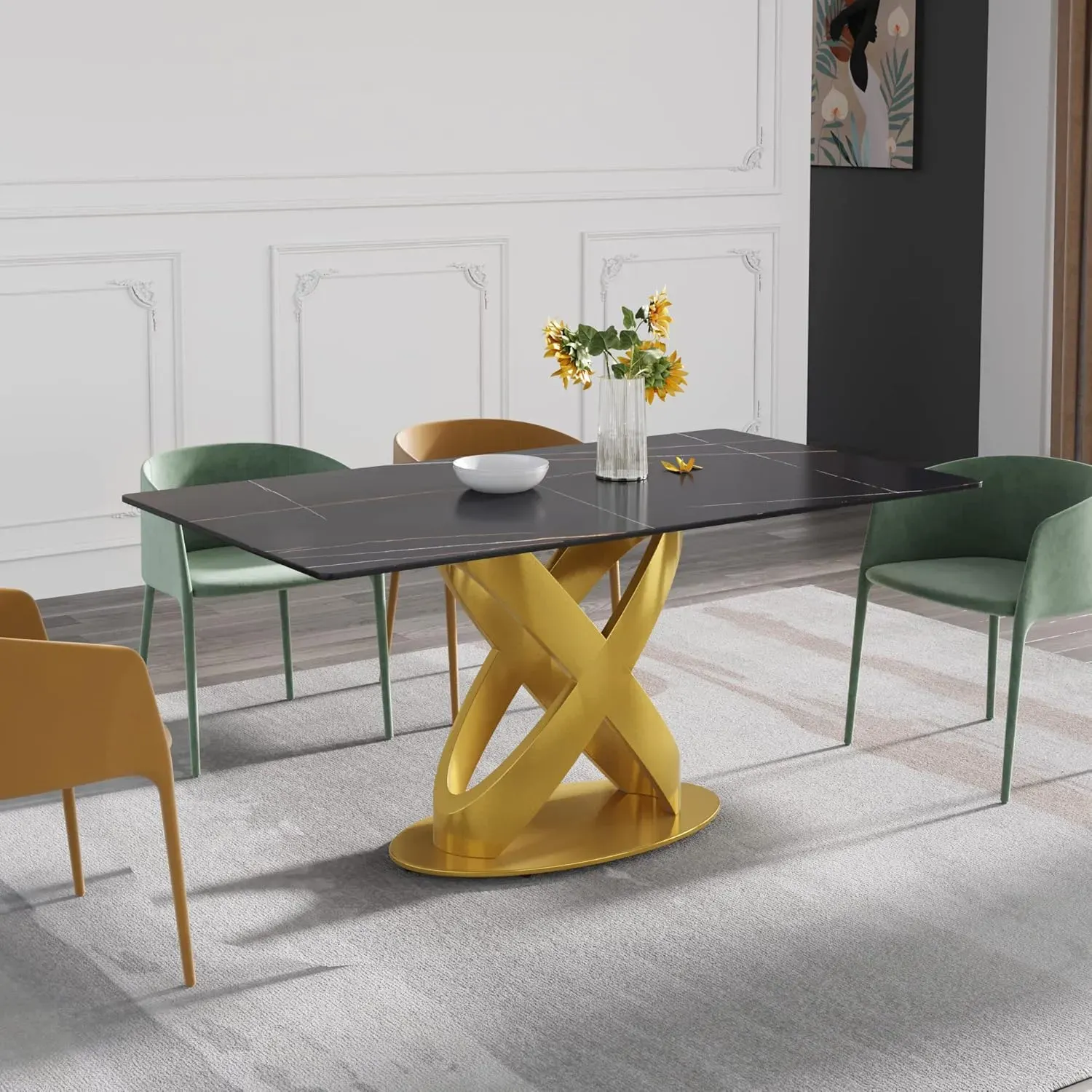 http://63%20Modern%20Dining%20Table,%20Black%20Sintered%20Stone%20Tabletop%20Dining%20Table%20With%20Solid%20Carbon%20Steel%20Base,%20Multifunctional%20Desk%20For%20Dining%20Room,%20Living%20Room,%20Home%20And%20Office%206