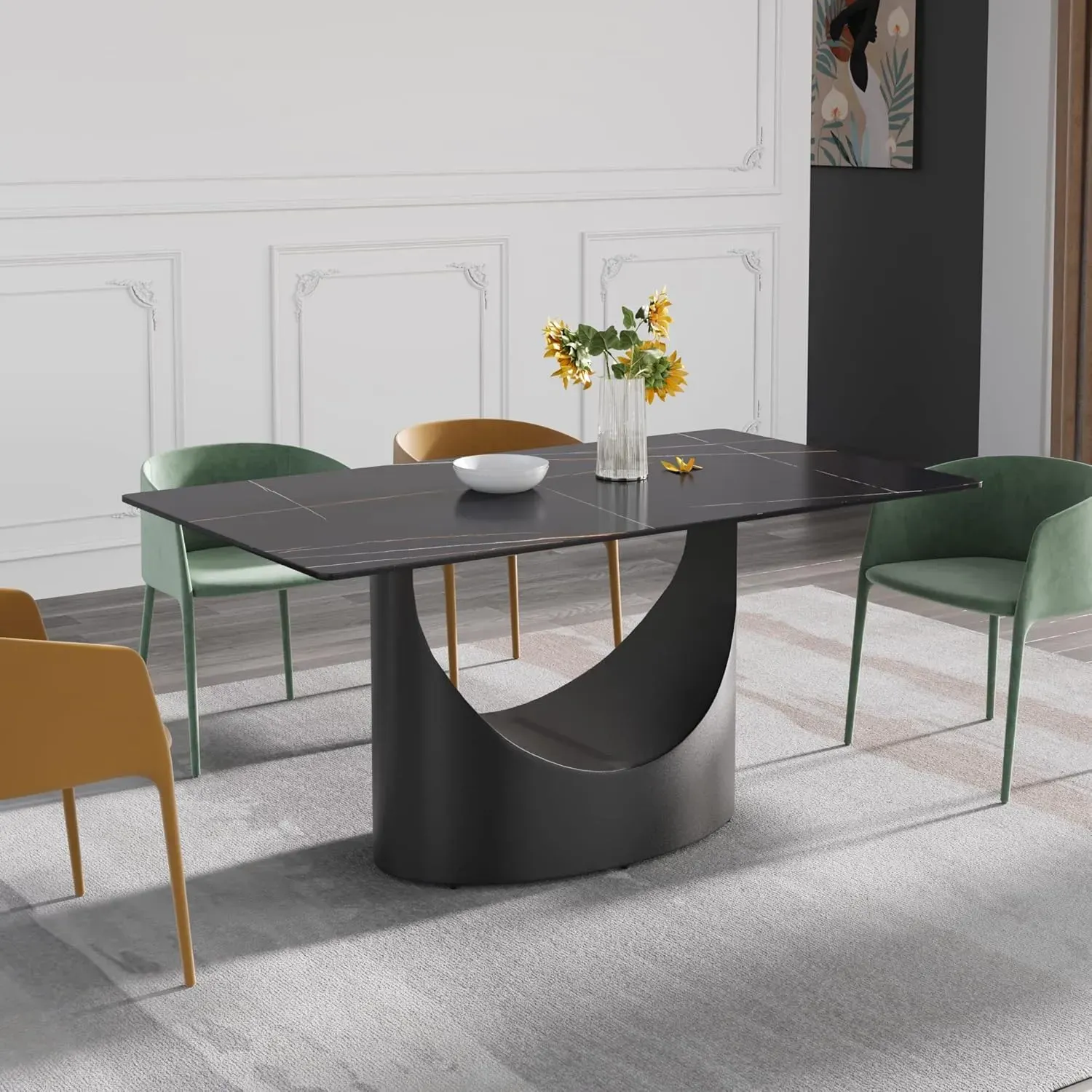 http://63%20Modern%20Dining%20Table,%20Black%20Sintered%20Stone%20Tabletop%20Dining%20Table%20With%20Solid%20Carbon%20Steel%20Base,%20Multifunctional%20Desk%20For%20Dining%20Room,%20Living%20Room,%20Home%20And%20Office%207