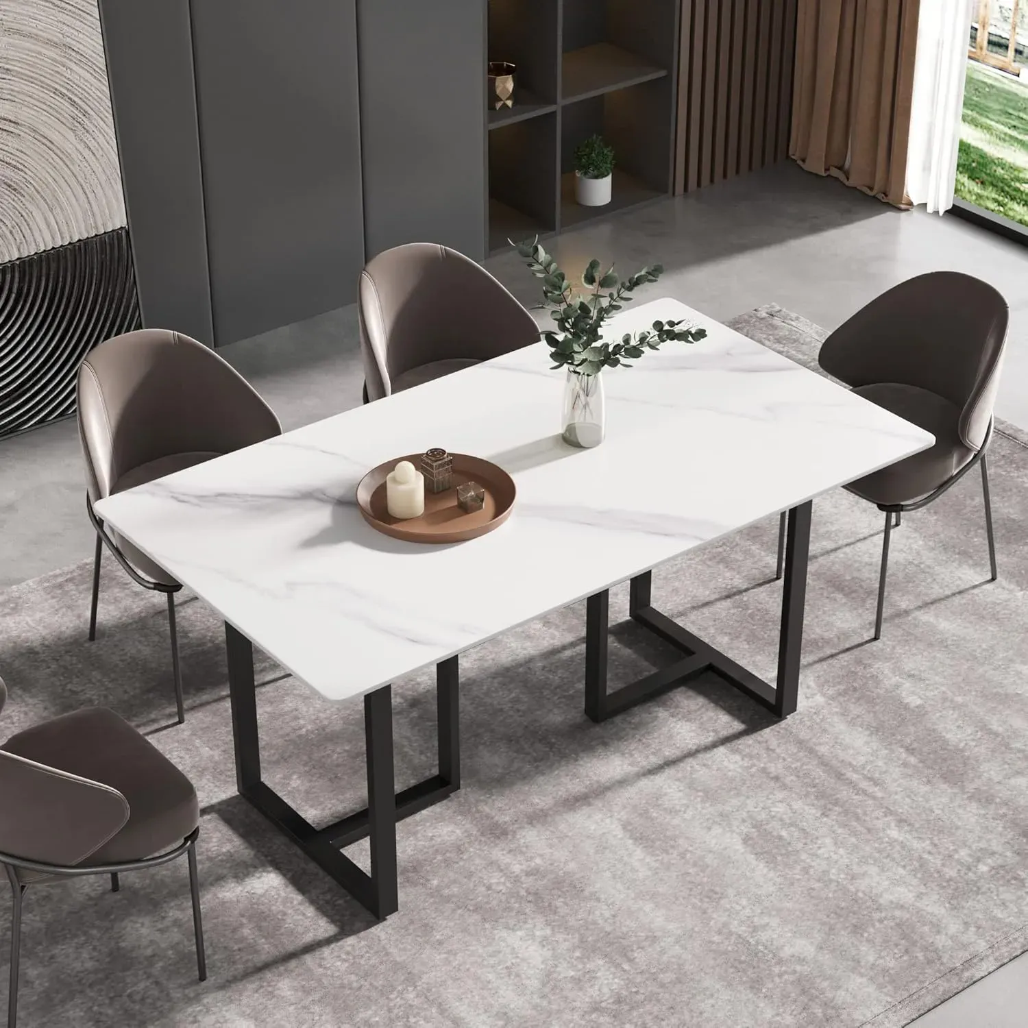 http://63%20Modern%20Dining%20Table,%20White%20Sintered%20Stone%20Tabletop%20Dining%20Table%20With%20Solid%20Carbon%20Steel%20Base,%20Multifunctional%20Desk%20For%20Dining%20Room,%20Living%20Room,%20Home%20And%20Office%201
