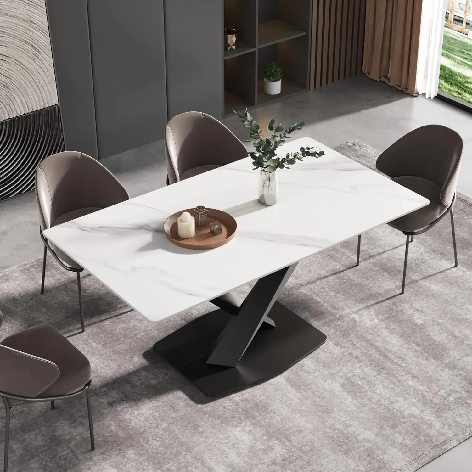 http://63%20Modern%20Dining%20Table,%20White%20Sintered%20Stone%20Tabletop%20Dining%20Table%20With%20Solid%20Carbon%20Steel%20Base,%20Multifunctional%20Desk%20For%20Dining%20Room,%20Living%20Room,%20Home%20And%20Office%201