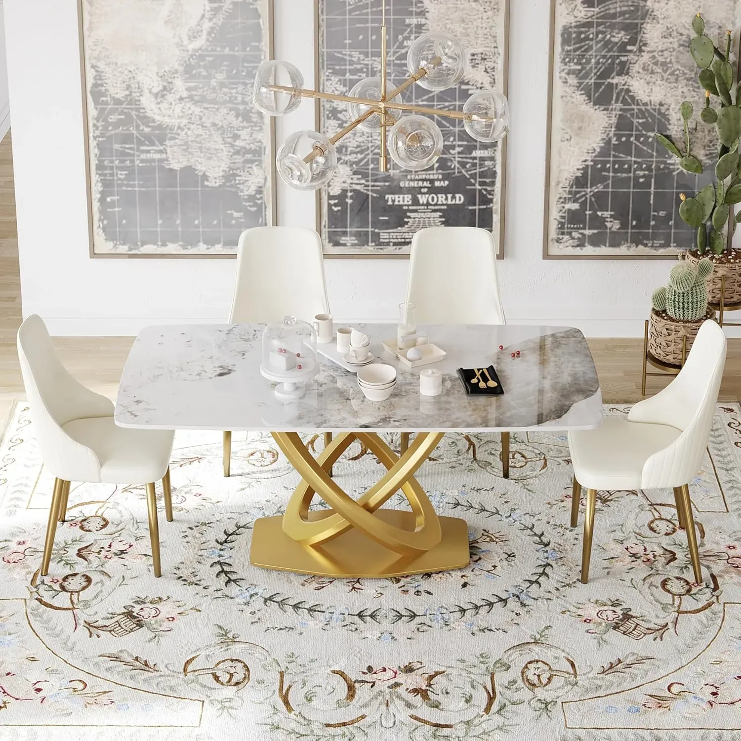 http://70.8''%20Dining%20Table,%20Modern%20Dining%20Table%20For%208,%20Antique%20White%20Sintered%20Stone%20With%20Stainless%20Steel%20Gold%20Pedestal,%20Rectangular%20Dinner%20Room%20Table%201