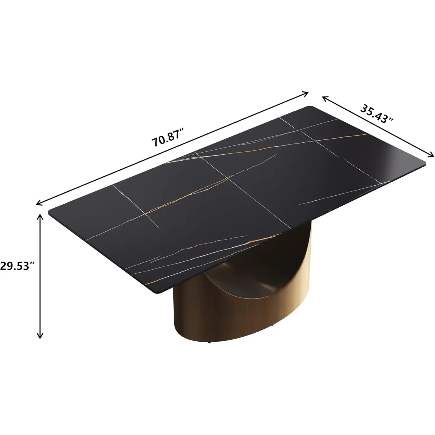 http://70.8%20Modern%20Dining%20Table,%20Black%20Sintered%20Stone%20Tabletop%20Dining%20Table%20With%20Solid%20Carbon%20Steel%20Base,%20Rectangular%20Dining%20Room%20Table%20For%206%202