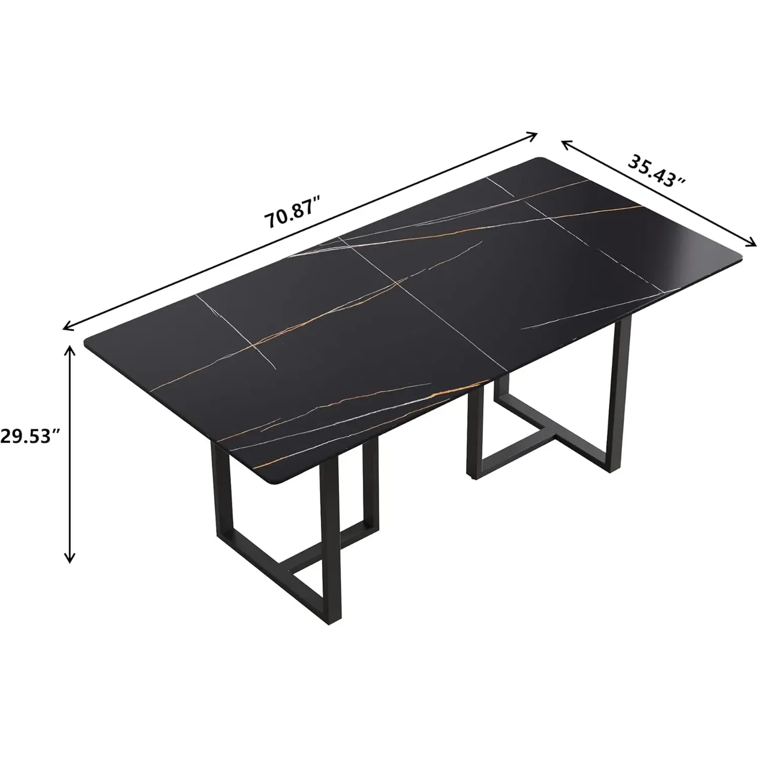 http://70.8%20Modern%20Dining%20Table,%20Black%20Sintered%20Stone%20Tabletop%20Dining%20Table%20With%20Solid%20Carbon%20Steel%20Base,%20Rectangular%20Dining%20Room%20Table%20For%206%202
