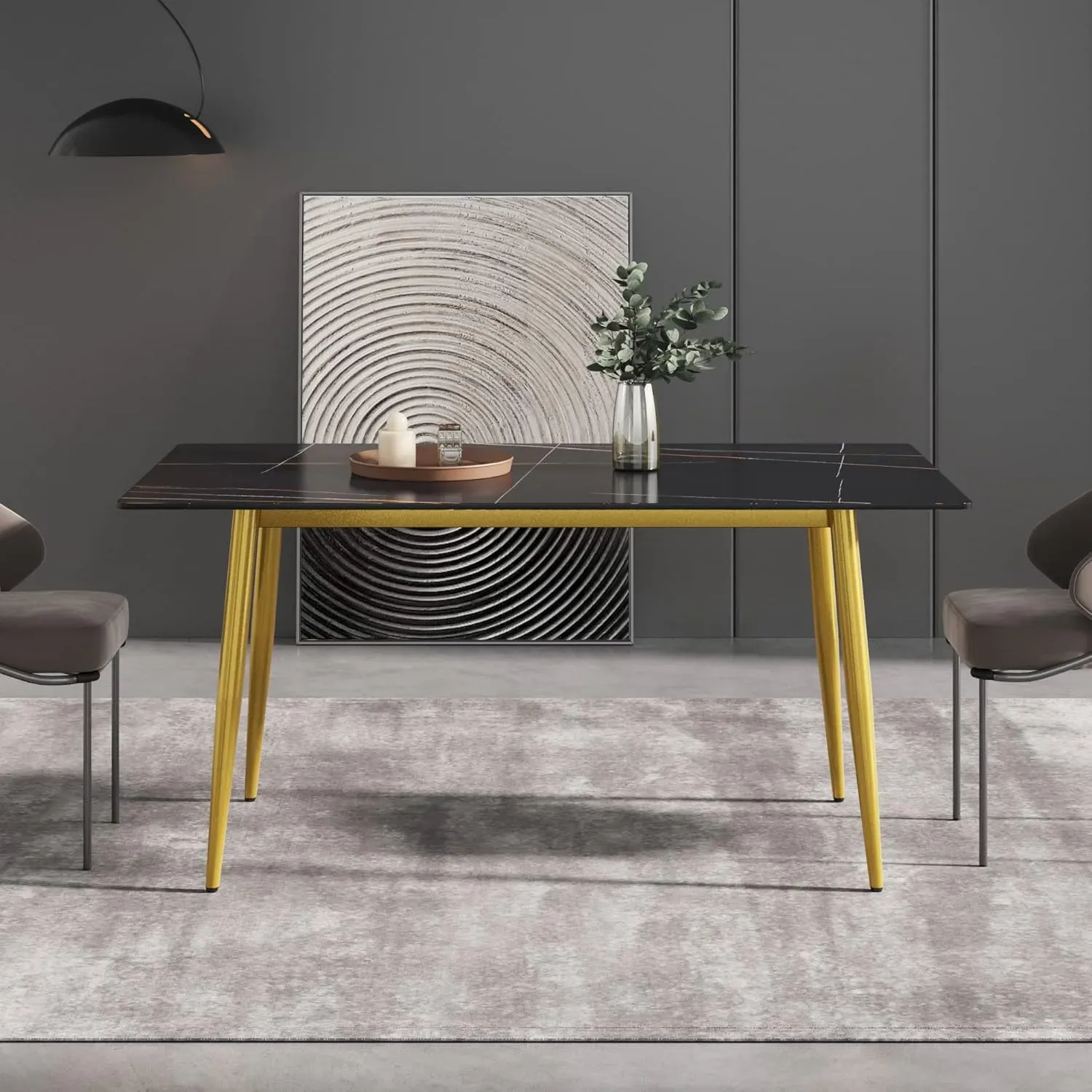 http://70.8%20Modern%20Dining%20Table,%20Black%20Sintered%20Stone%20Tabletop%20Dining%20Table%20With%20Solid%20Carbon%20Steel%20Base,%20Rectangular%20Dining%20Room%20Table%20For%206%203