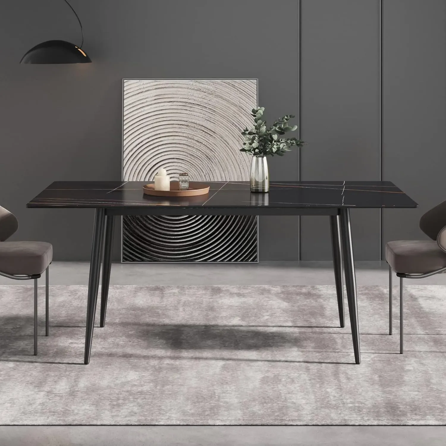 http://70.8%20Modern%20Dining%20Table,%20Black%20Sintered%20Stone%20Tabletop%20Dining%20Table%20With%20Solid%20Carbon%20Steel%20Base,%20Rectangular%20Dining%20Room%20Table%20For%206%203