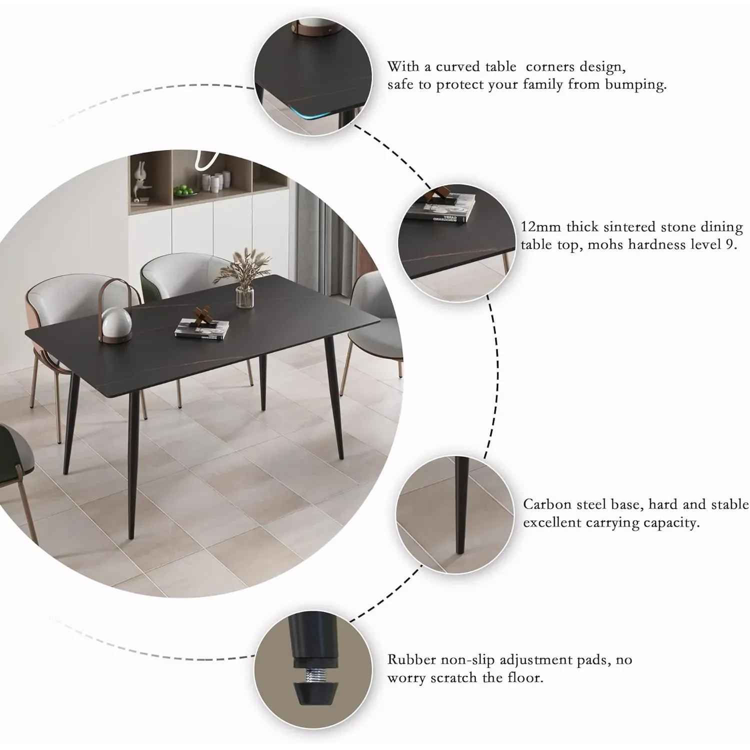 http://70.8%20Modern%20Dining%20Table,%20Black%20Sintered%20Stone%20Tabletop%20Dining%20Table%20With%20Solid%20Carbon%20Steel%20Base,%20Rectangular%20Dining%20Room%20Table%20For%206%206