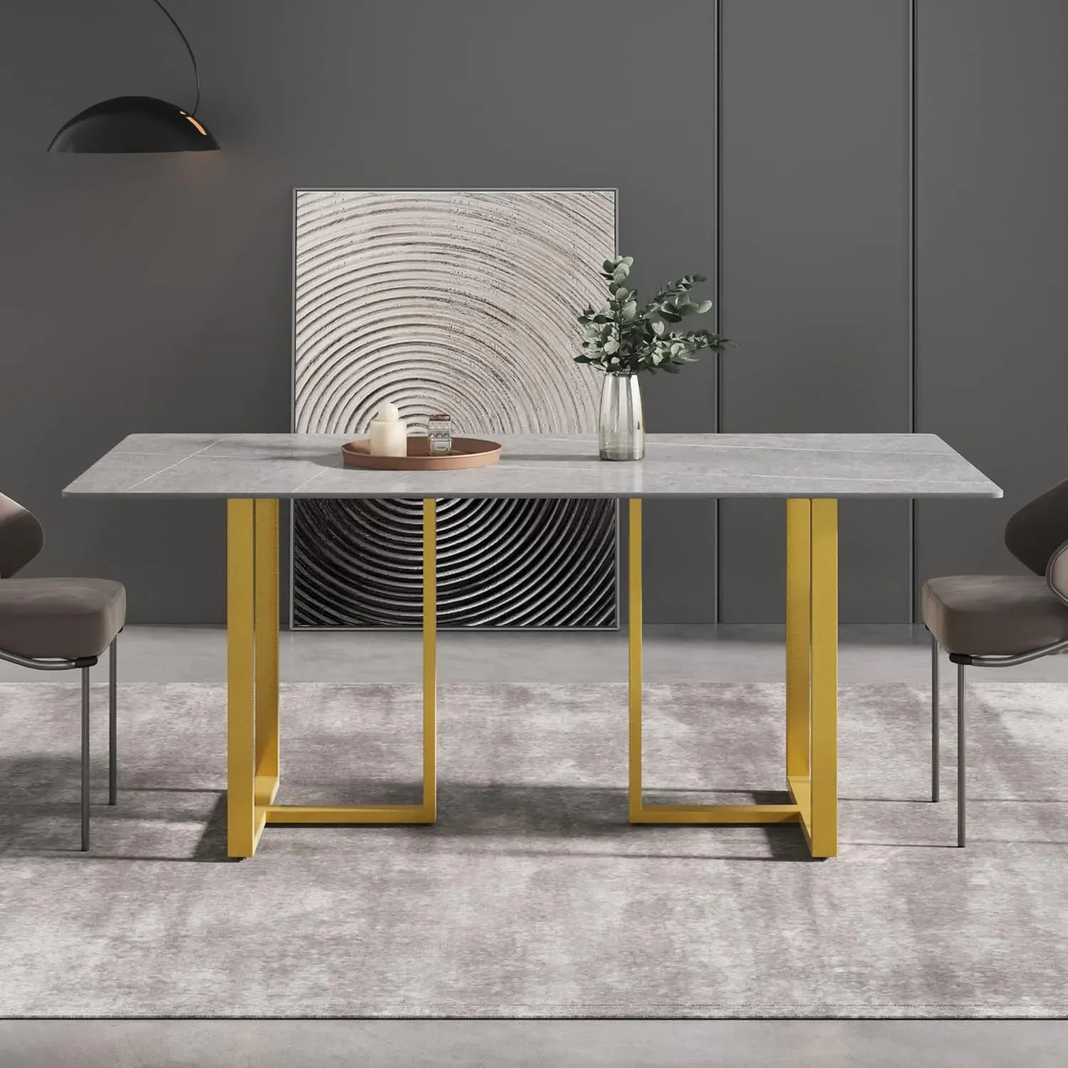 http://70.8%20Modern%20Dining%20Table,%20Grey%20Sintered%20Stone%20Tabletop%20Dining%20Table%20With%20Solid%20Carbon%20Steel%20Base,%20Rectangular%20Dining%20Room%20Table%20For%206%201