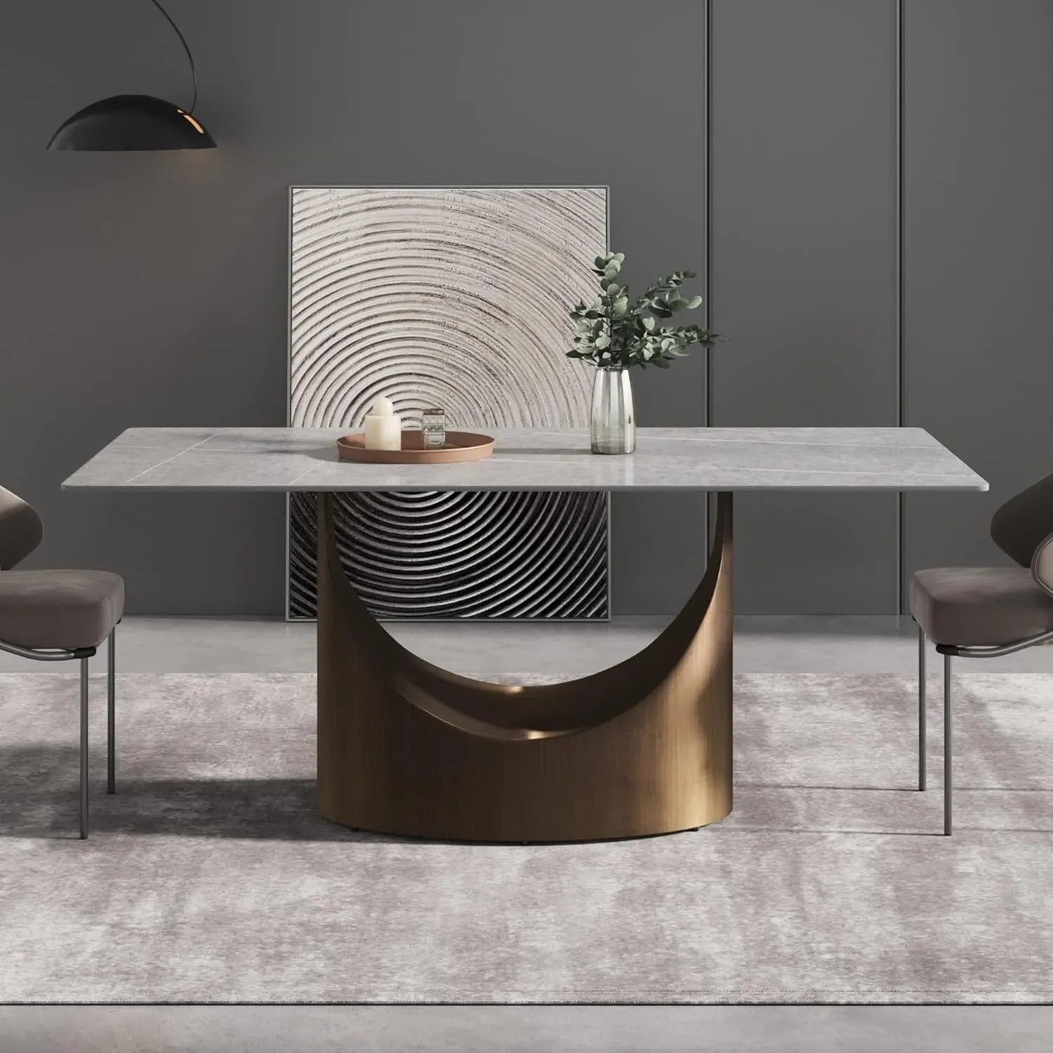 http://70.8%20Modern%20Dining%20Table,%20Grey%20Sintered%20Stone%20Tabletop%20Dining%20Table%20With%20Solid%20Carbon%20Steel%20Base,%20Rectangular%20Dining%20Room%20Table%20For%206%201