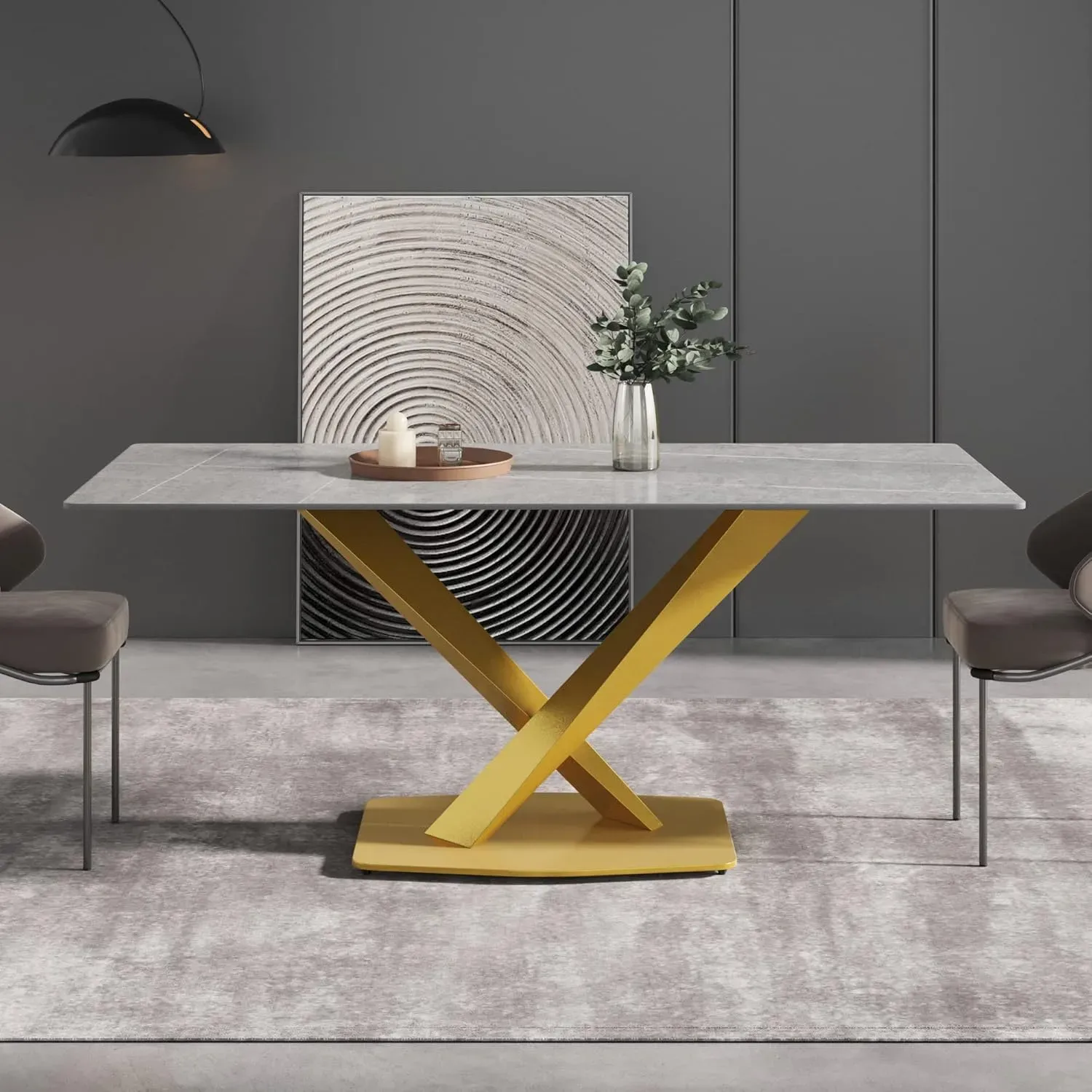http://70.8%20Modern%20Dining%20Table,%20Grey%20Sintered%20Stone%20Tabletop%20Dining%20Table%20With%20Solid%20Carbon%20Steel%20Base,%20Rectangular%20Dining%20Room%20Table%20For%206%201