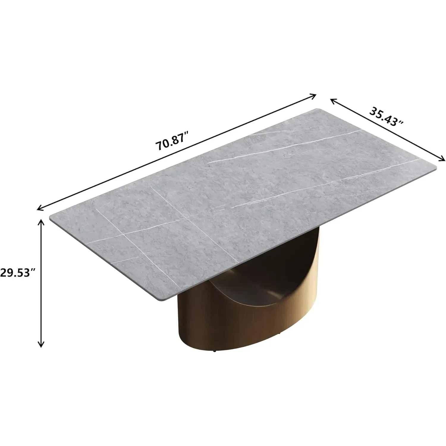 http://70.8%20Modern%20Dining%20Table,%20Grey%20Sintered%20Stone%20Tabletop%20Dining%20Table%20With%20Solid%20Carbon%20Steel%20Base,%20Rectangular%20Dining%20Room%20Table%20For%206%202