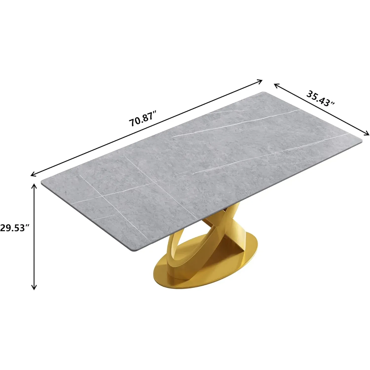 http://70.8%20Modern%20Dining%20Table,%20Grey%20Sintered%20Stone%20Tabletop%20Dining%20Table%20With%20Solid%20Carbon%20Steel%20Base,%20Rectangular%20Dining%20Room%20Table%20For%206%202