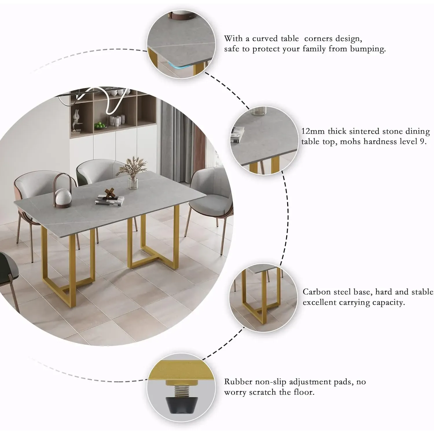 http://70.8%20Modern%20Dining%20Table,%20Grey%20Sintered%20Stone%20Tabletop%20Dining%20Table%20With%20Solid%20Carbon%20Steel%20Base,%20Rectangular%20Dining%20Room%20Table%20For%206%205
