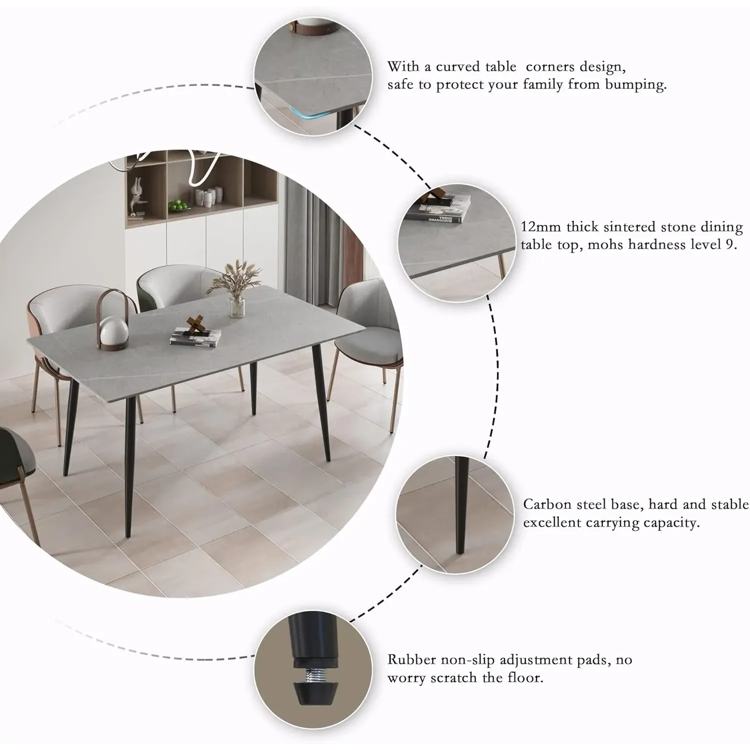 http://70.8%20Modern%20Dining%20Table,%20Grey%20Sintered%20Stone%20Tabletop%20Dining%20Table%20With%20Solid%20Carbon%20Steel%20Base,%20Rectangular%20Dining%20Room%20Table%20For%206%205