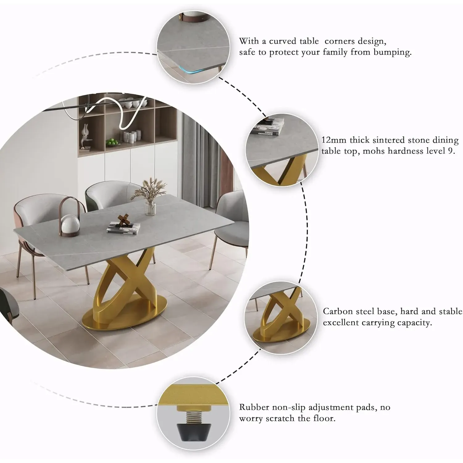 http://70.8%20Modern%20Dining%20Table,%20Grey%20Sintered%20Stone%20Tabletop%20Dining%20Table%20With%20Solid%20Carbon%20Steel%20Base,%20Rectangular%20Dining%20Room%20Table%20For%206%205
