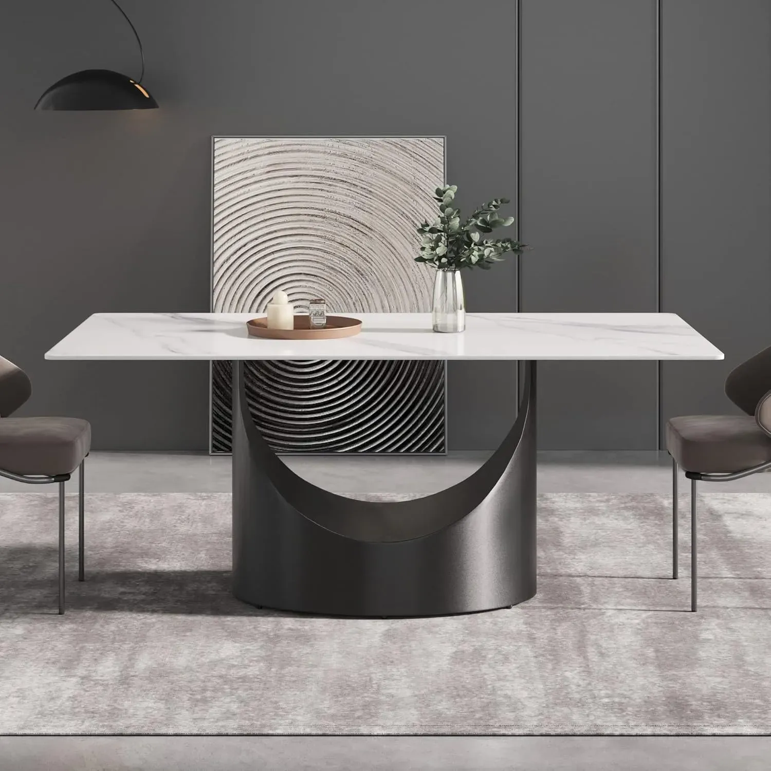 http://70.8%20Modern%20Dining%20Table,%20White%20Sintered%20Stone%20Tabletop%20Dining%20Table%20With%20Solid%20Carbon%20Steel%20Base,%20Rectangular%20Dining%20Room%20Table%20For%206%201