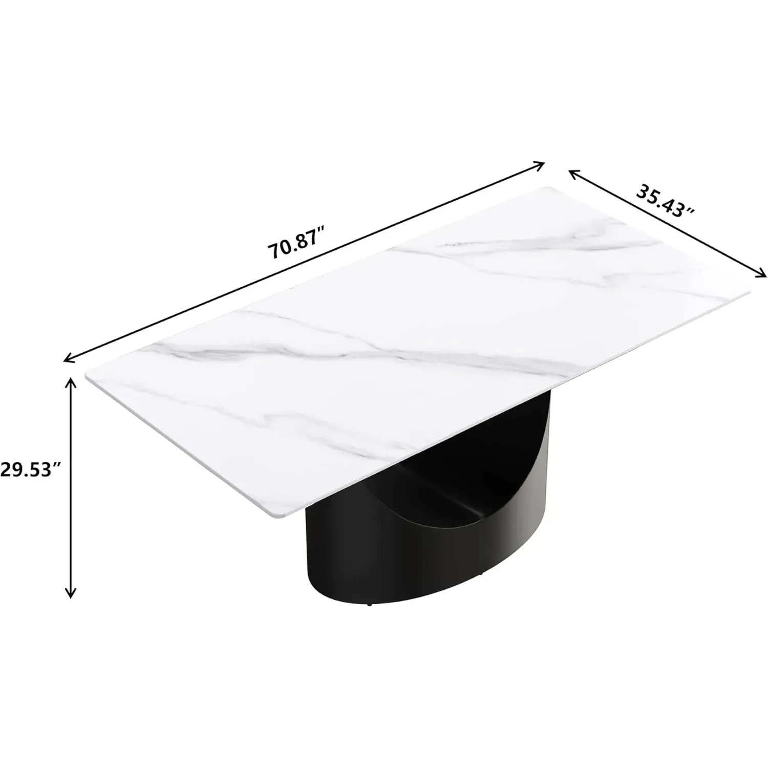 http://70.8%20Modern%20Dining%20Table,%20White%20Sintered%20Stone%20Tabletop%20Dining%20Table%20With%20Solid%20Carbon%20Steel%20Base,%20Rectangular%20Dining%20Room%20Table%20For%206%202
