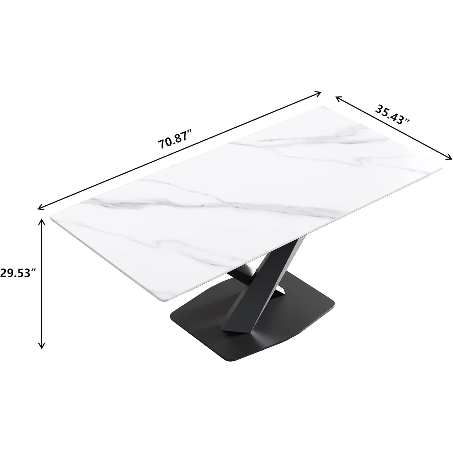 http://70.8%20Modern%20Dining%20Table,%20White%20Sintered%20Stone%20Tabletop%20Dining%20Table%20With%20Solid%20Carbon%20Steel%20Base,%20Rectangular%20Dining%20Room%20Table%20For%206%202