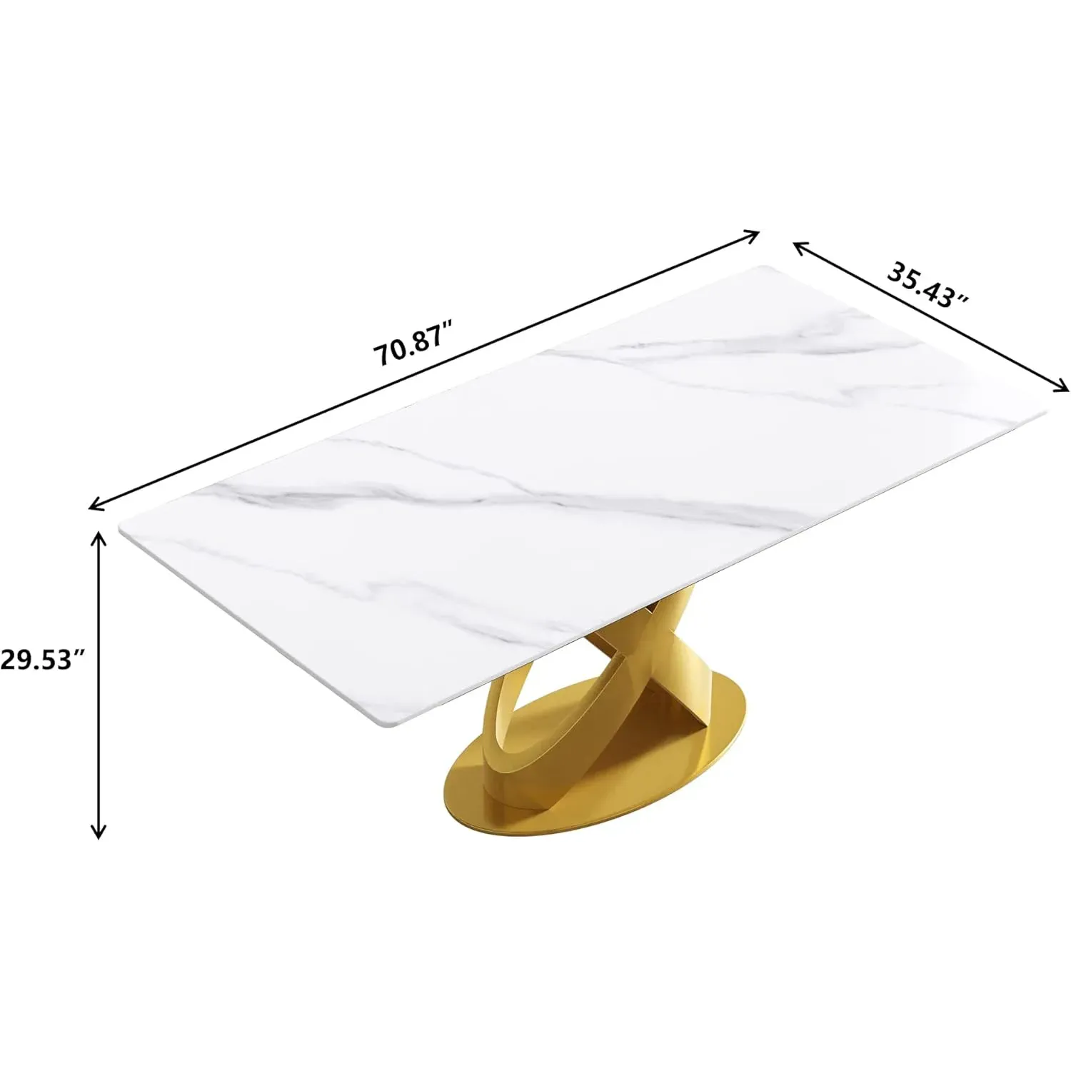 http://70.8%20Modern%20Dining%20Table,%20White%20Sintered%20Stone%20Tabletop%20Dining%20Table%20With%20Solid%20Carbon%20Steel%20Base,%20Rectangular%20Dining%20Room%20Table%20For%206%202