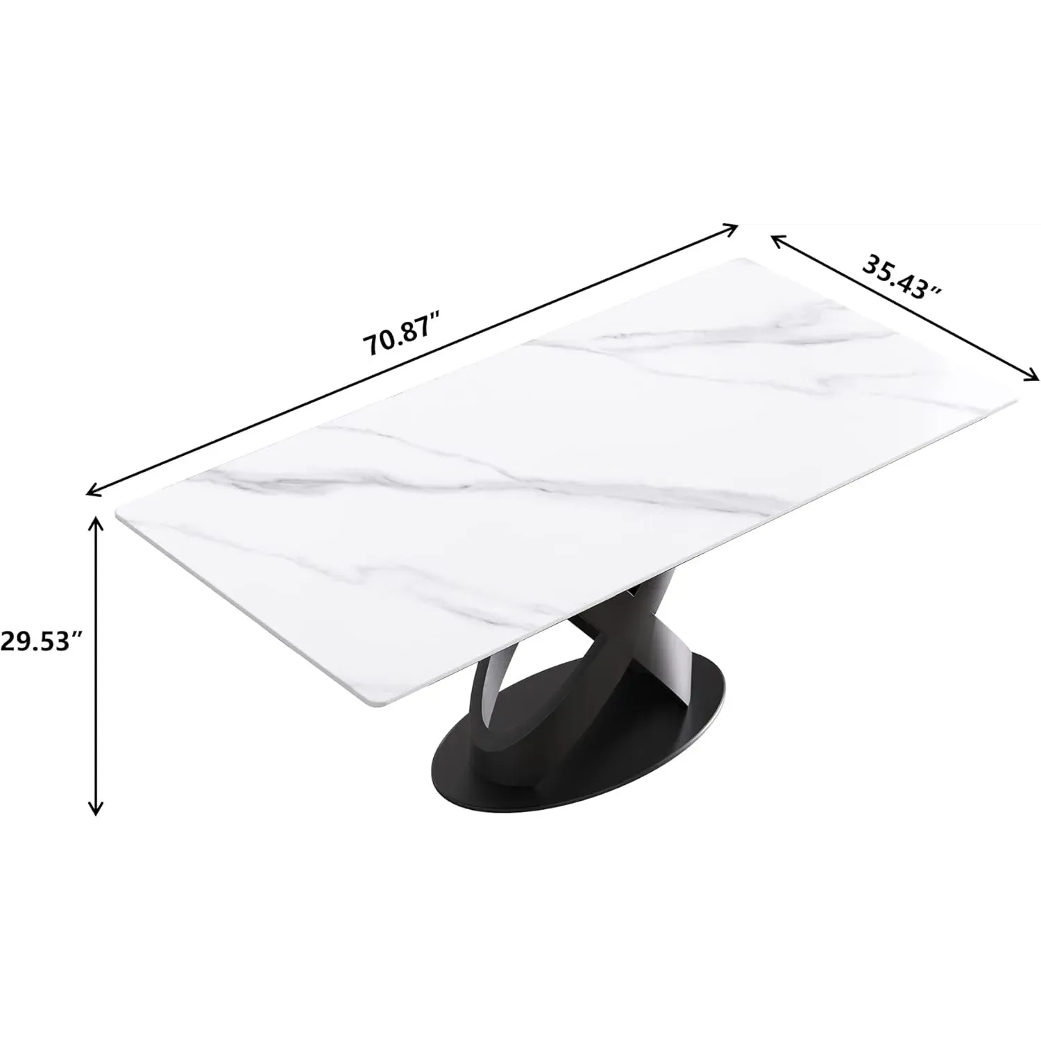 http://70.8%20Modern%20Dining%20Table,%20White%20Sintered%20Stone%20Tabletop%20Dining%20Table%20With%20Solid%20Carbon%20Steel%20Base,%20Rectangular%20Dining%20Room%20Table%20For%206%202