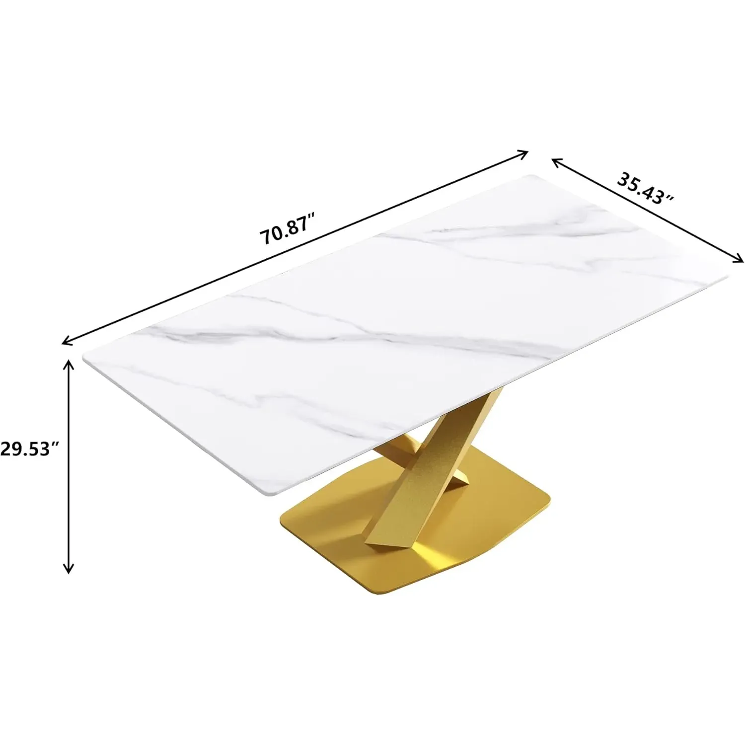 http://70.8%20Modern%20Dining%20Table,%20White%20Sintered%20Stone%20Tabletop%20Dining%20Table%20With%20Solid%20Carbon%20Steel%20Base,%20Rectangular%20Dining%20Room%20Table%20For%206%202