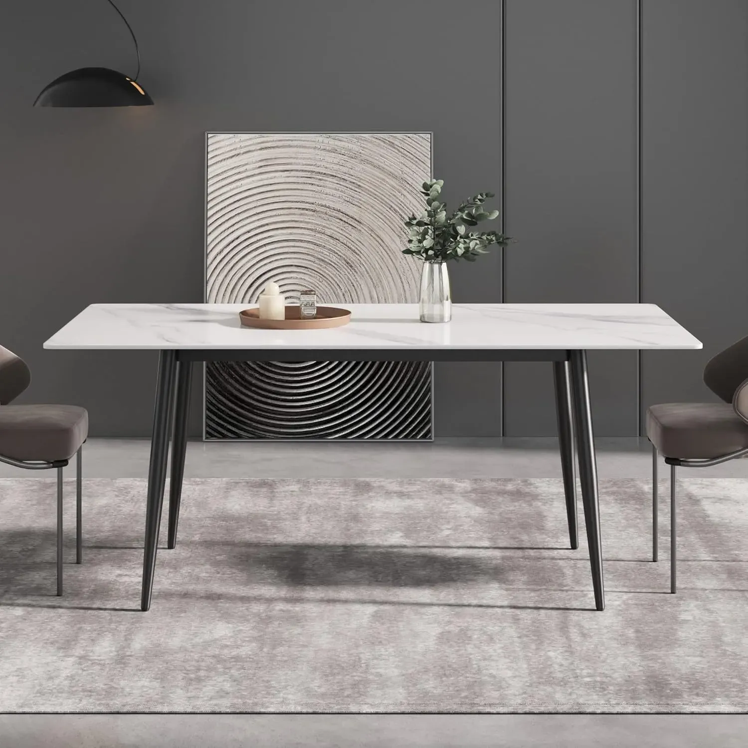 http://70.8%20Modern%20Dining%20Table,%20White%20Sintered%20Stone%20Tabletop%20Dining%20Table%20With%20Solid%20Carbon%20Steel%20Base,%20Rectangular%20Dining%20Room%20Table%20For%206%203