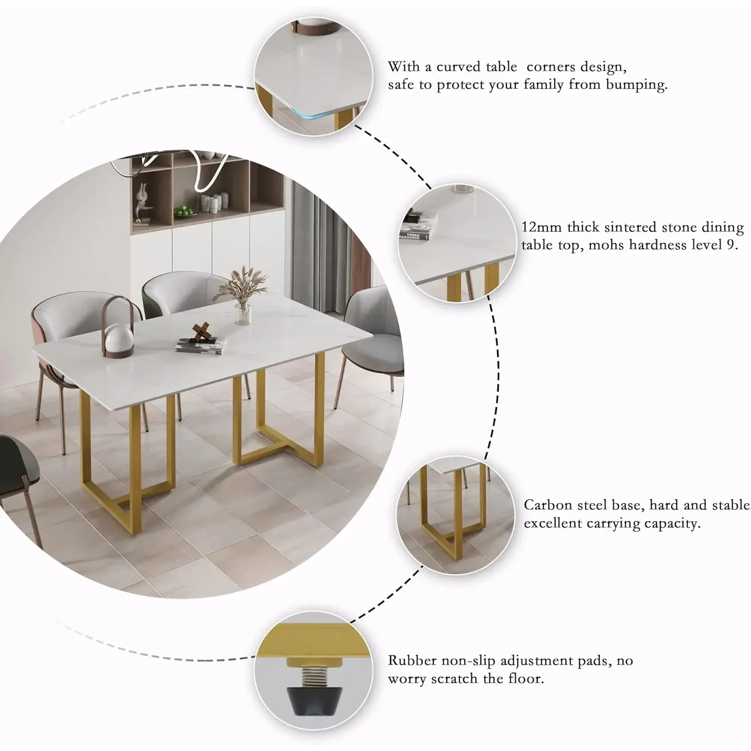 http://70.8%20Modern%20Dining%20Table,%20White%20Sintered%20Stone%20Tabletop%20Dining%20Table%20With%20Solid%20Carbon%20Steel%20Base,%20Rectangular%20Dining%20Room%20Table%20For%206%205