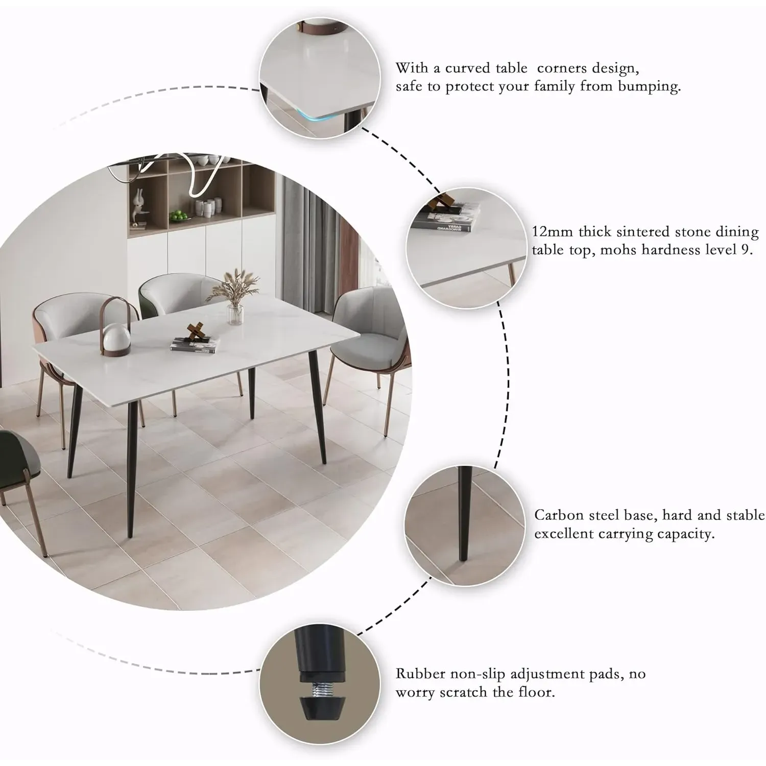 http://70.8%20Modern%20Dining%20Table,%20White%20Sintered%20Stone%20Tabletop%20Dining%20Table%20With%20Solid%20Carbon%20Steel%20Base,%20Rectangular%20Dining%20Room%20Table%20For%206%206