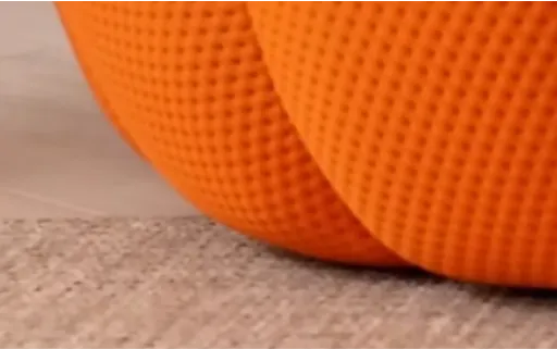 Bubble Armless Sofa Round Corners Safety Feature