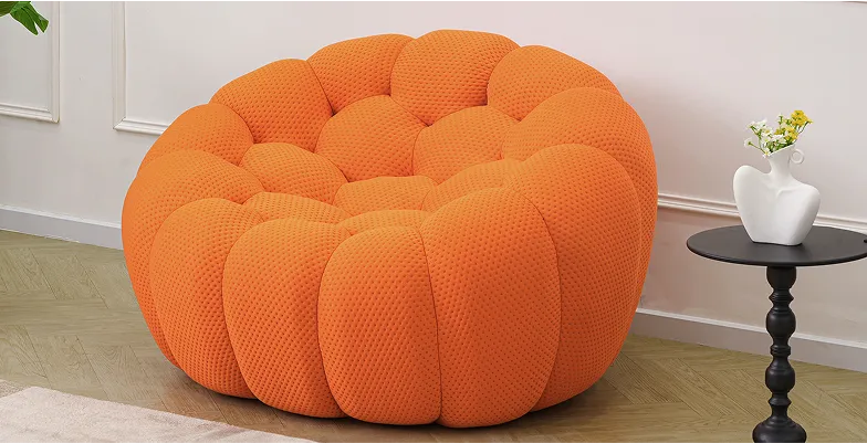 Bubble Armless Sofa Lounge Chaise Left Configuration
