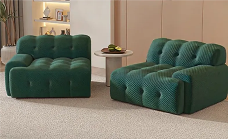 Bubble Modern Armless Sofa private seats configuration