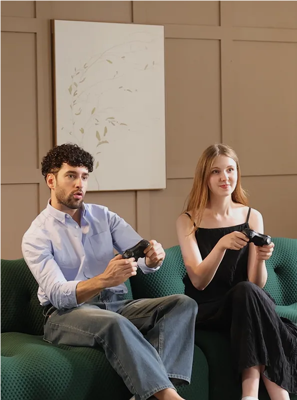 Bubble Modern Armless Sofa quality time seating position