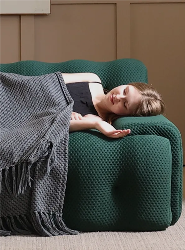 Bubble Modern Armless Sofa quick nap position