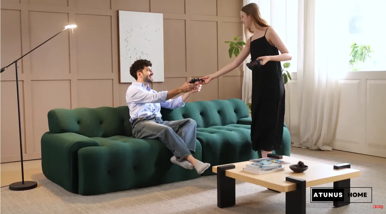 Bubble Modern Armless Sofa video preview