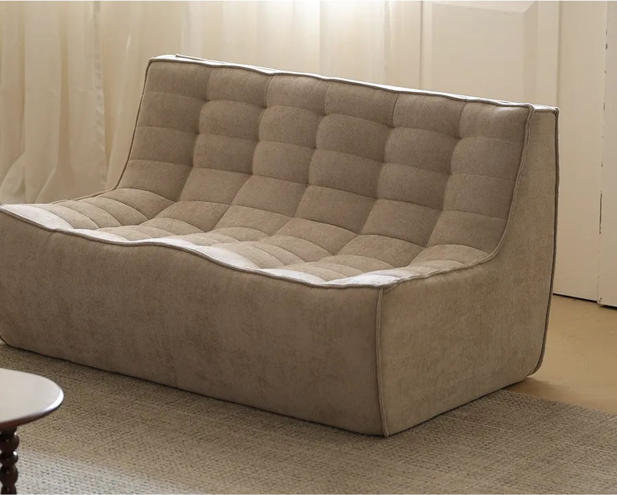 Caterpillar Classic Armless Sofa Child-Friendly Anti-Collision Design