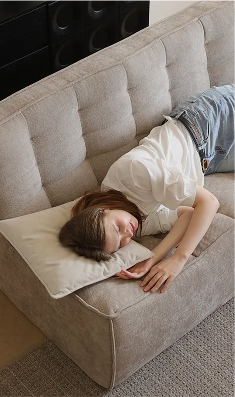 Caterpillar Classic Armless Sofa Quick Nap Position
